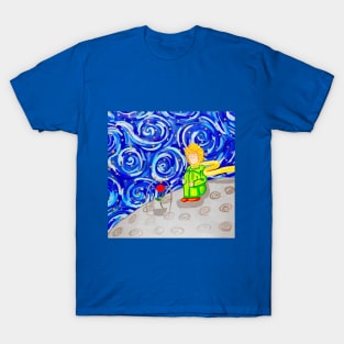 The Little Prince and his beloved rose T-Shirt